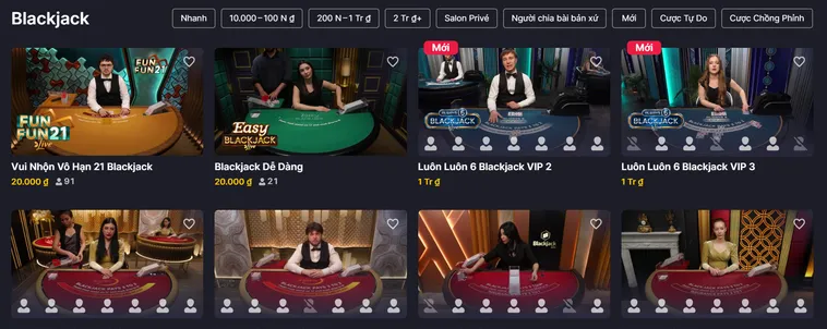 Khám Phá Siêu Phẩm Blackjack Live Tại RikBet Đẳng Cấp Thắng Lớn Mỗi Ngày