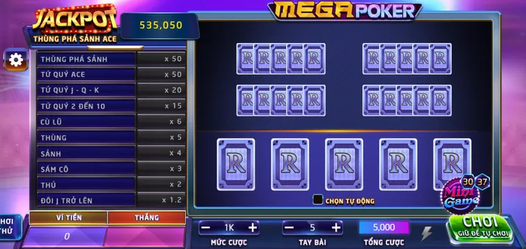 Mega Poker Tại RikBet Đỉnh Cao Cá Cược Poker Đẳng Cấp Quốc Tế Bùng Nổ