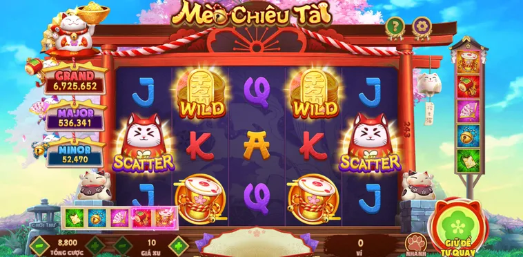 Nổ Hũ Mèo Chiêu Tài Tại RikBet Sân Chơi Thu Hút Tài Lộc Đỉnh Cao