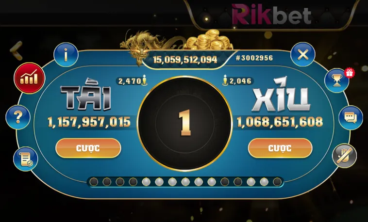 Tài Xỉu Live Tại RikBet Trải Nghiệm Đỉnh Cao Với Tỷ Lệ Thắng Lớn